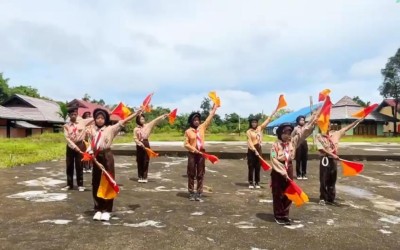 Regu Pramuka Espenda Tembus Ajang Semaphore Dance Tingkat Nasional
